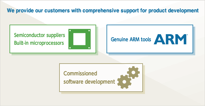 We provide our customers with comprehensive support for product development